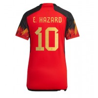 Belgien Eden Hazard #10 Hemmatröja Dam VM 2022 Kortärmad